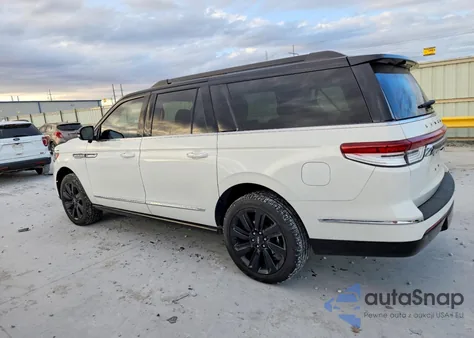 2024 Lincoln Navigator L Black Label z USA, uszkodzony, nr VIN 5LMJJ3TG3REL09384